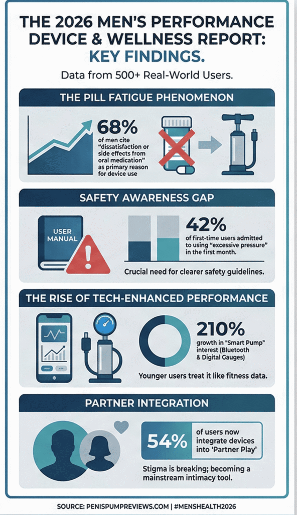 2026 Men's Health Performance Device Statistics Infographic
